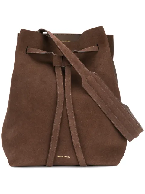 mansur gavriel drawstring hobo