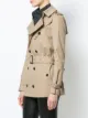 Saint Laurent short garbadine trench coat