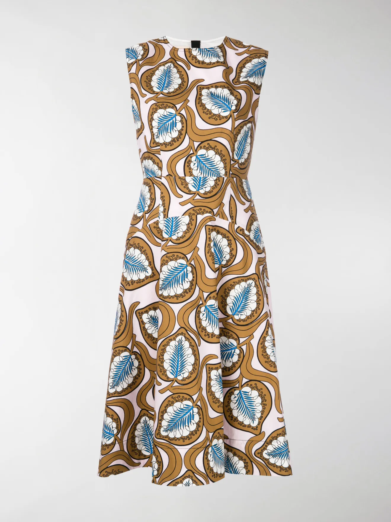 Marni printed midi dress multicolour 