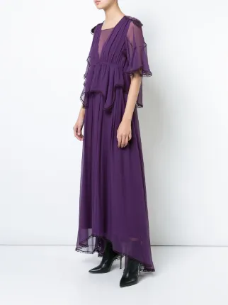 Long Ruffle Dress