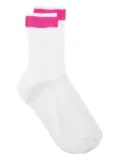 Valentino Garavani ribbed socks - White