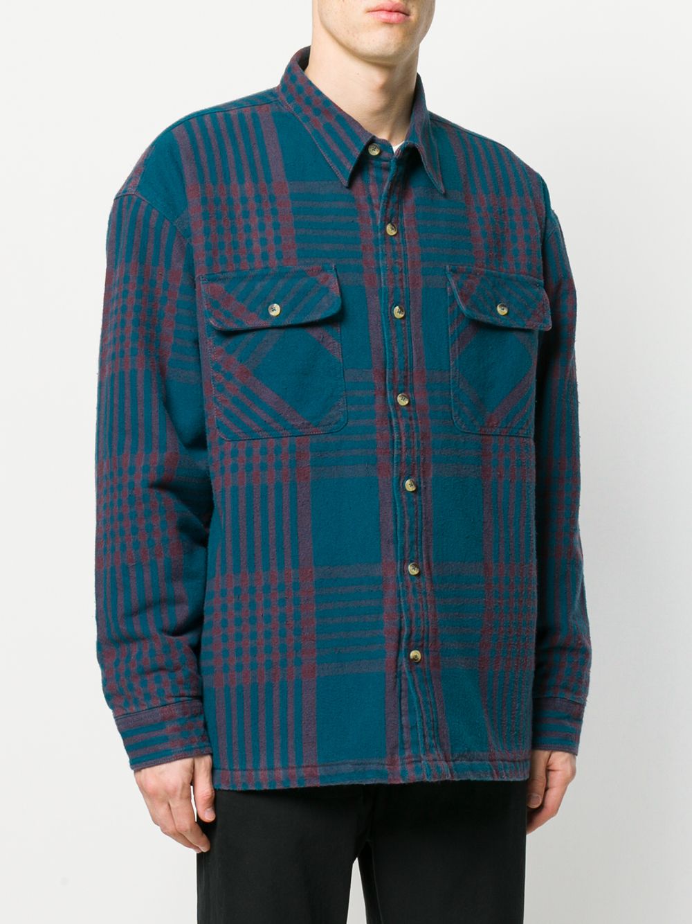 yeezy season flannel