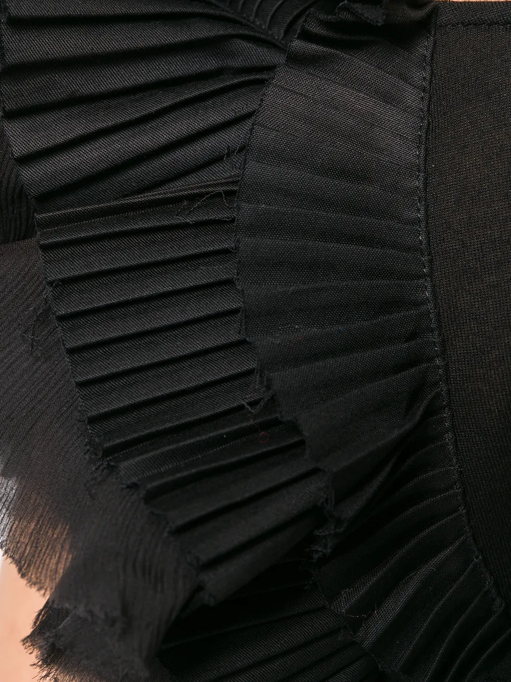 Givenchy van-schouderblouse met franjes Zwart
