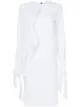 الصورة 1 من Calvin Klein 205W39nyc فستان غير متساوية الطول مخطط