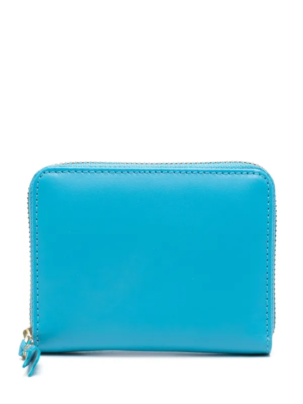 Comme Des Garcons Wallet all around Zipped Wallet Blue FARFETCH AZ
