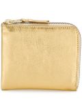 Comme Des Garçons Wallet metallic zipped wallet