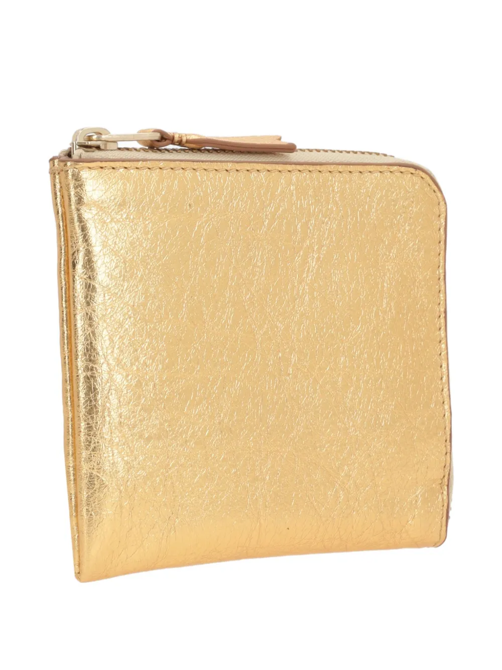  Comme Des Garçons Wallet Metallic-finish Wallet 