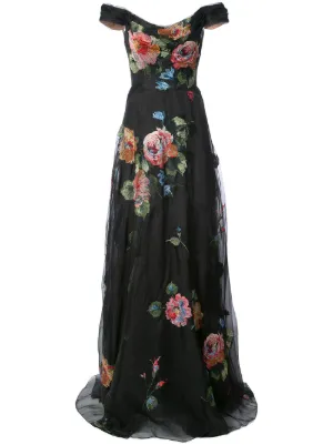 sachin and babi light blue dress Marchesa Notte main image 0
