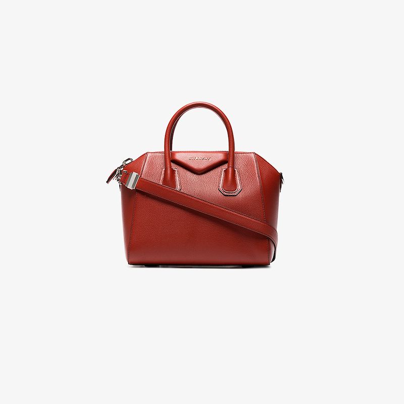 Givenchy Small Antigona Tote In Yellow&orange