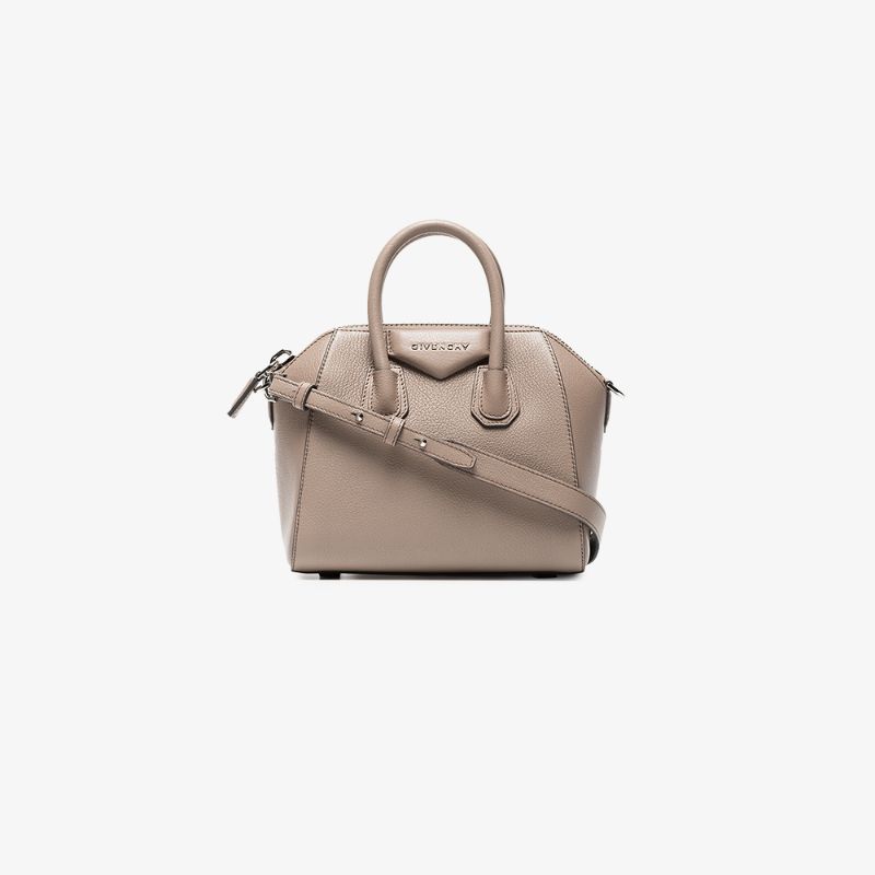 GIVENCHY GIVENCHY NUDE MINI ANTIGONA SUGAR LEATHER TOTE,BB0511401212581603