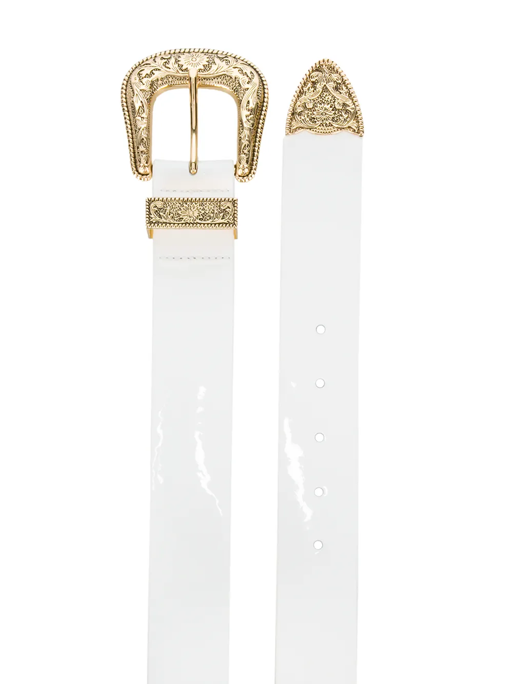 B-Low The Belt western buckle belt - Wit