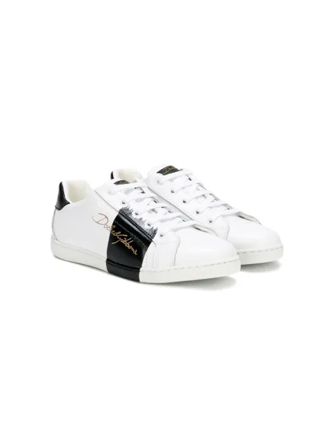 Dolce & Gabbana Kids حذاء بطبعة توقيع
