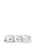Fornasetti Astronomici appetizer set - White