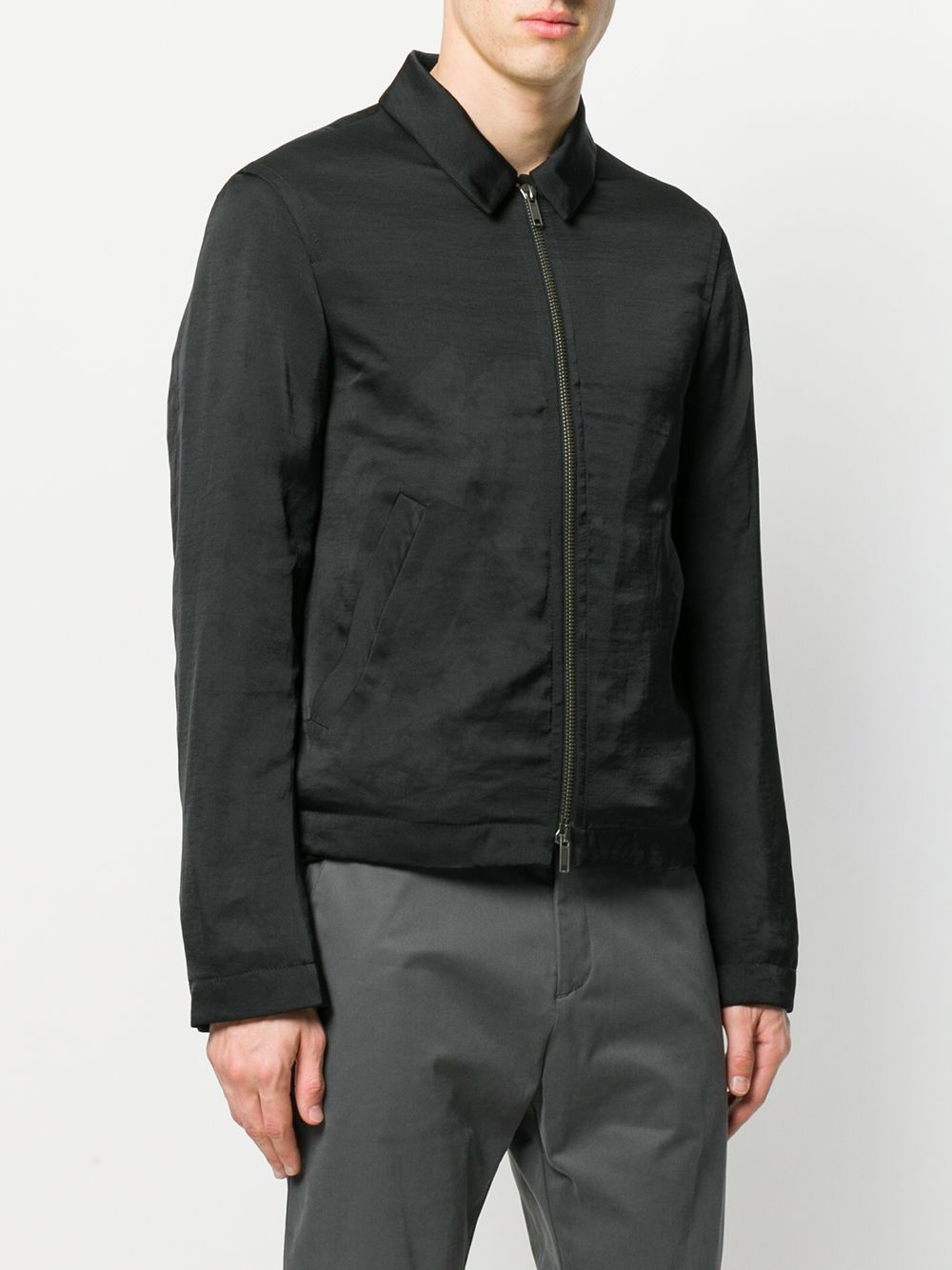Shop Haider Ackermann Lightweight Zip Jacket In Black