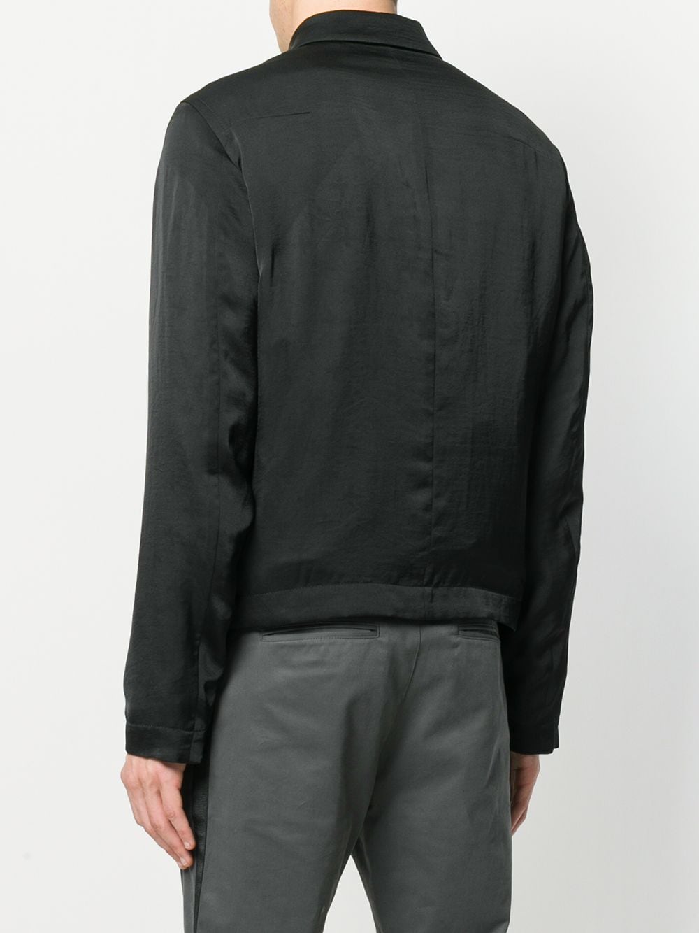 Shop Haider Ackermann Lightweight Zip Jacket In Black