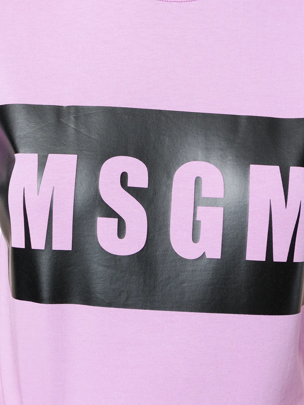 msgm logo印花t恤