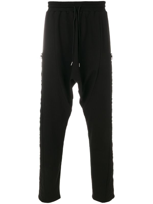 drop crotch track pants mens