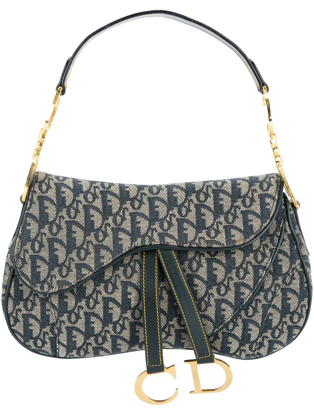 farfetch dior saddle bag