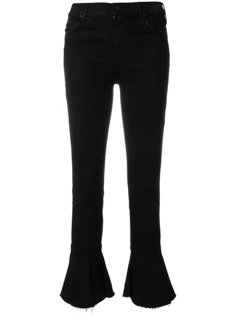 Mother九分高腰喇叭牛仔裤(女款)