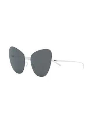 Mykita x Maison Margiela Alien钛金属太阳眼镜展示图