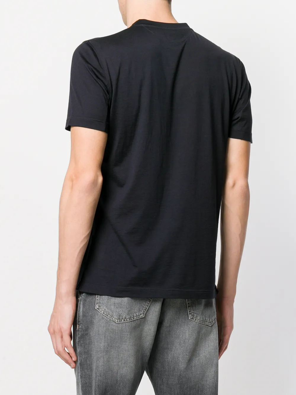 Brunello Cucinelli V-neck T-shirt Blauw