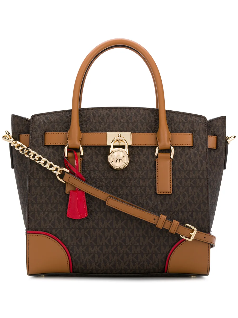 Michael Michael Kors (マイケル・マイケル・コース)- Hamilton ハンドバッグ L
