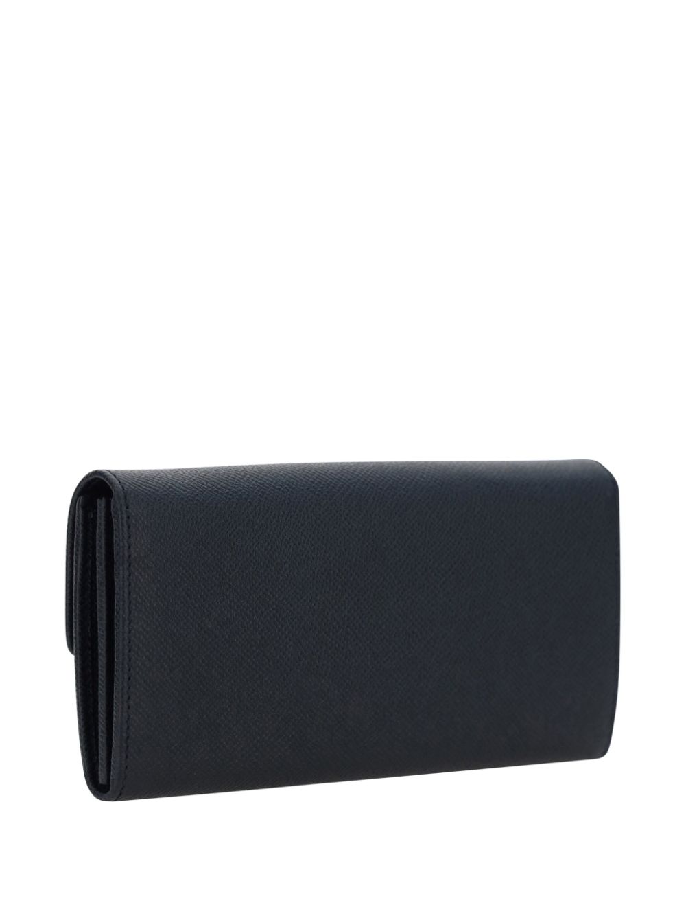 Ferragamo Gancini flip-lock leather purse - Black