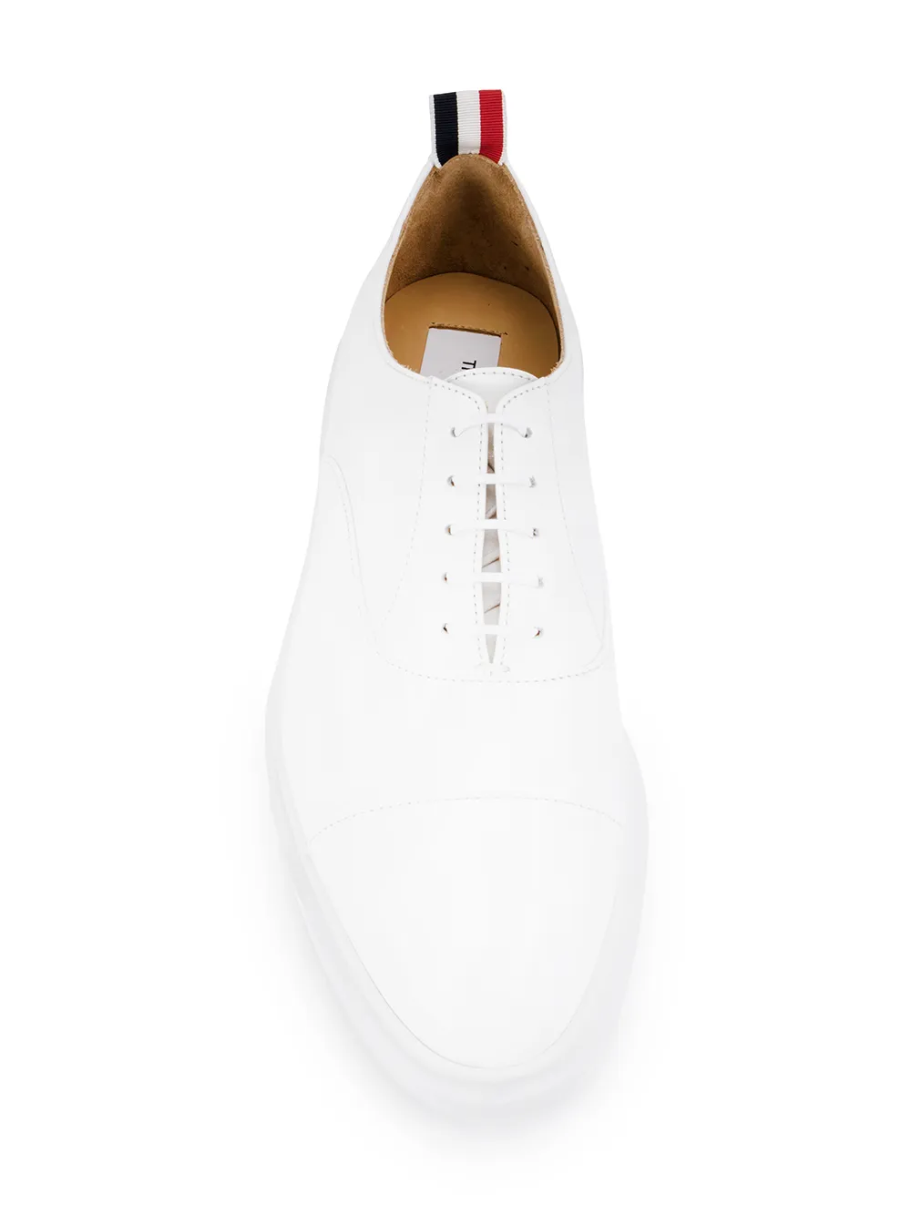 Thom Browne lace-up oxford shoes White