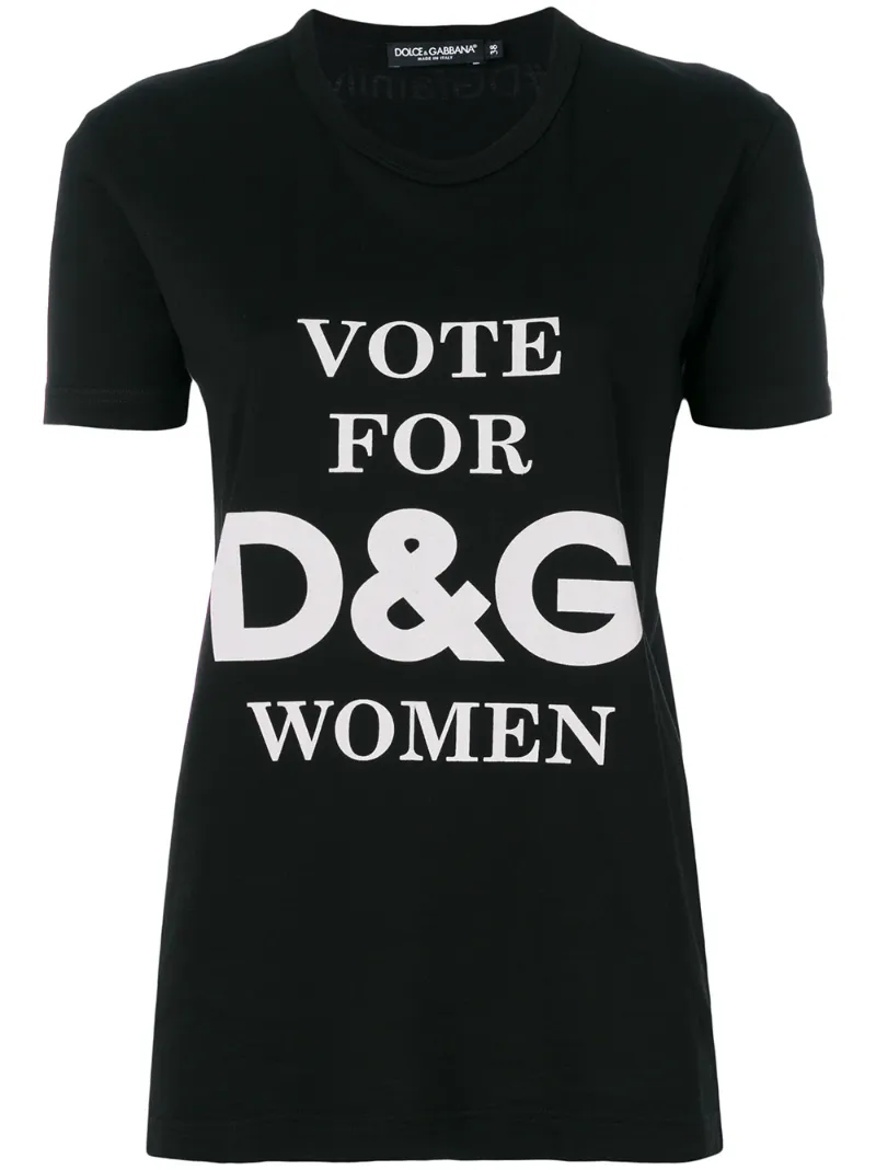футболка Vote For DG Women Dolce & Gabbana