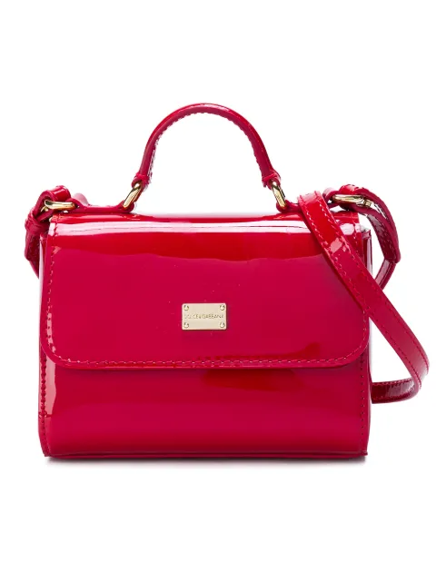 Dolce & Gabbana Kids varnished logo bag