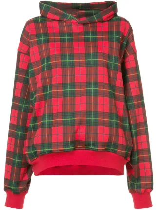 fear of god tartan hoodie