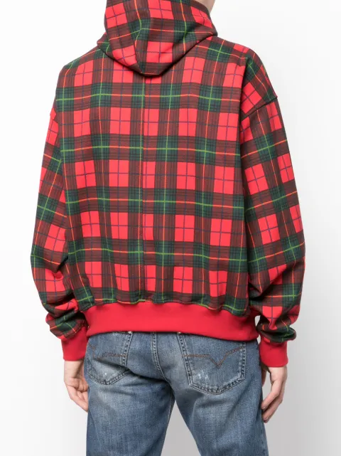 fear of god plaid hoodie