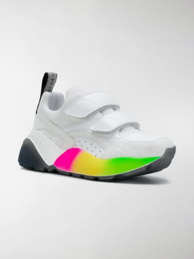 Stella McCartney Eclypse rainbow sneakers white | MODES