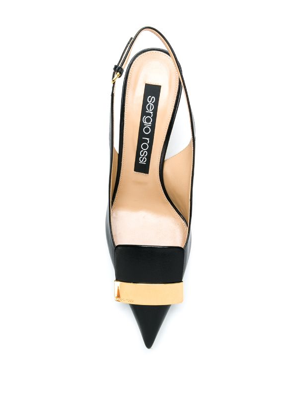 Sergio Rossi SR1 75mm Pointed Pumps - Farfetch