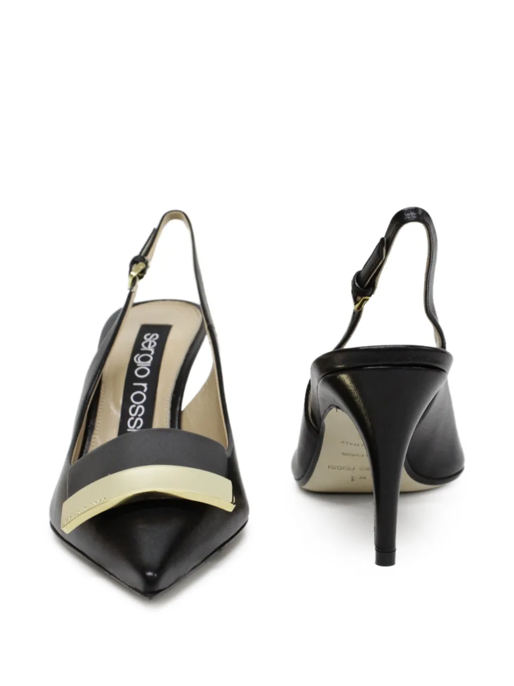  Sergio Rossi Sr1 75mm Pointed Pumps - Black 