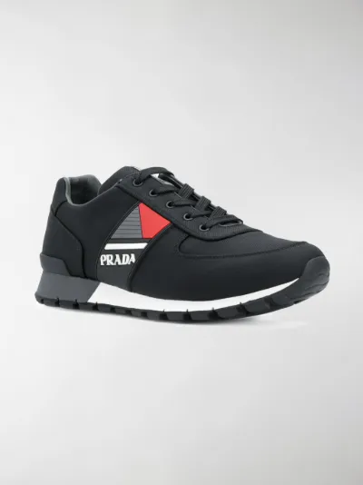 prada black nylon runners