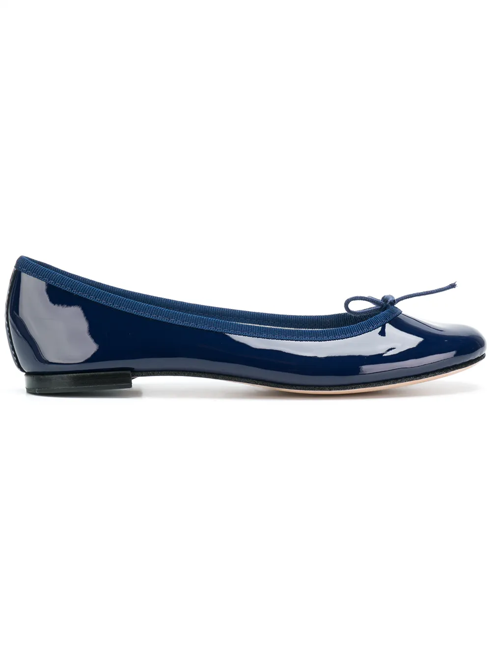 navy patent ballerina shoes