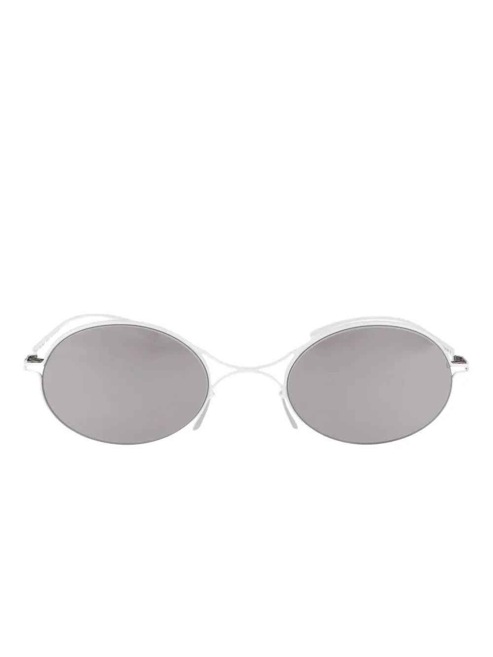 Mykita x Maison Margiela oval-frame sunglasses | White | Image 1