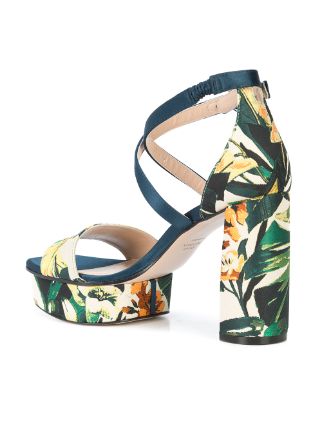 Clara floral printed sandals展示图