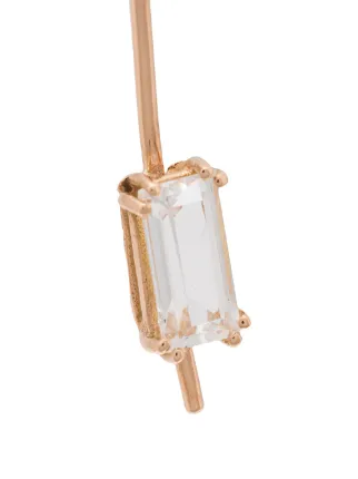 Sara Lasry 18kt Rose Gold Balance Black Diamond Earring Farfetch Sara Lasry 18kt Rose Gold Balance Black Diamond Earring