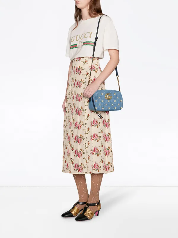 gg marmont denim