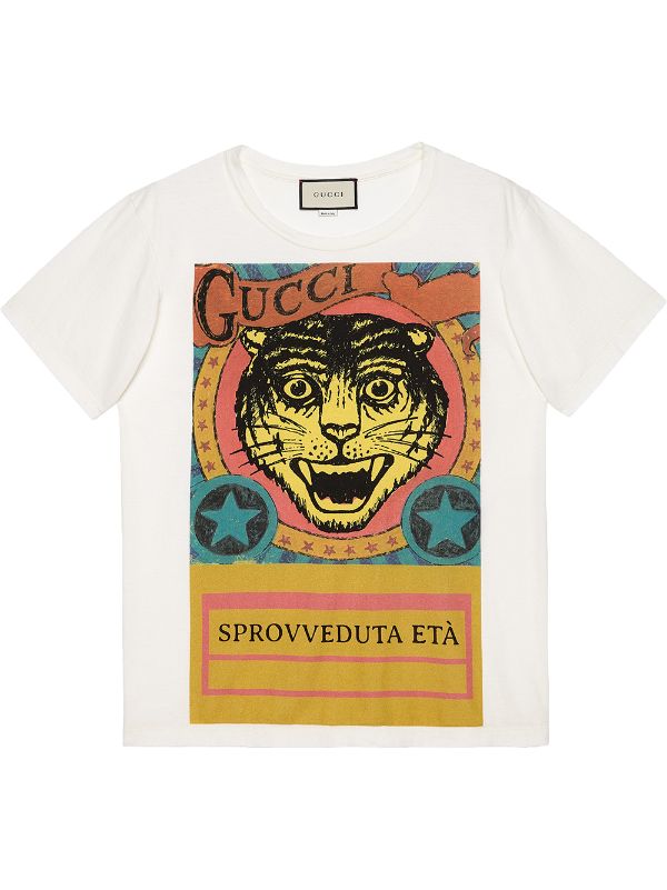 Gucci Tiger print T-shirt $490 - Buy Online SS19 - Quick Shipping, Price