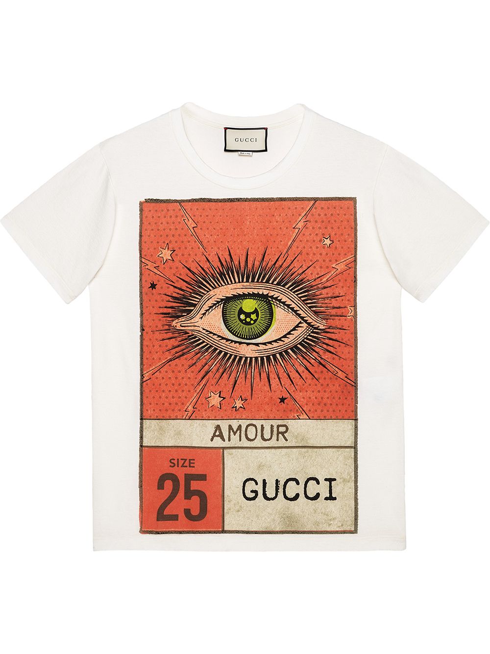 Gucci Amour eye print T-shirt $490 