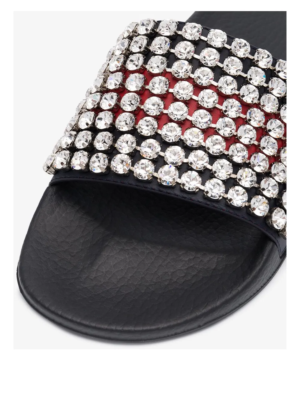 rhinestone gucci slides