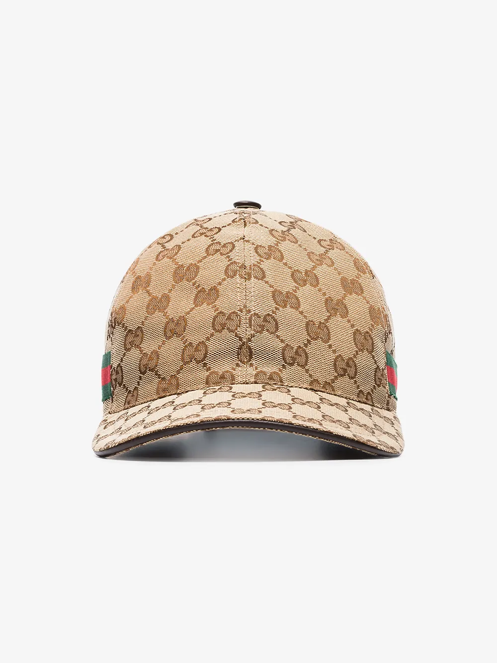 original gg canvas baseball hat with web