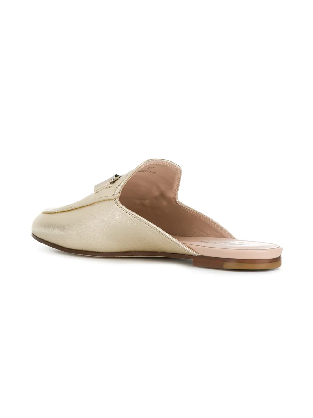 Tod's Dubbele T-muiltjes Metallic