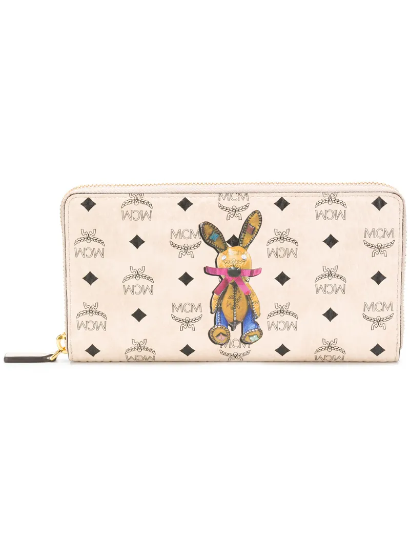 Rabbit zip around wallet MCM