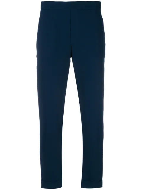 P.A.R.O.S.H. rolled cropped trousers