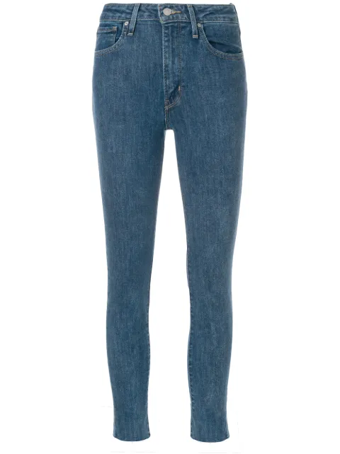 Levi's skinny cropped jeans