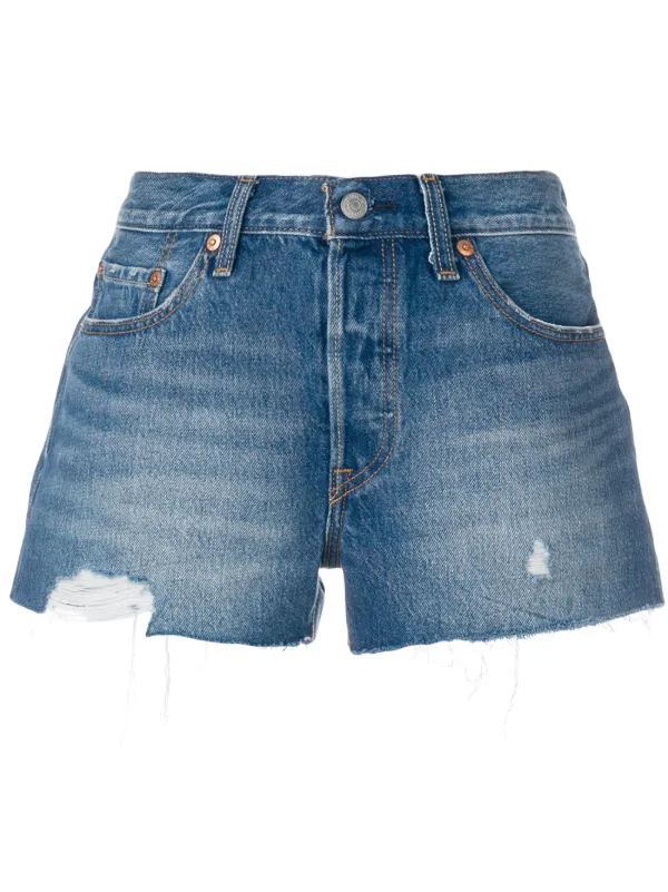 levi's distressed bermuda shorts